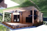 Caseta de jardín de madera CAMILA (66 mm), 6x6 m, 36 m² customer 2