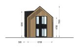 Casa de madera para vivir ASTRID RV (Aislada PLUS, 44 mm + revestimiento), 92 m² specification 6