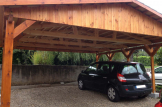 Cochera de madera double CLASSIC DOUBLE, 6x6 m, 36 m² customer 2