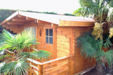 Caseta de madera NINA (44 mm), 5x5 m, 25 m² customer 2