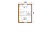 Casa prefabricada para vivir ALINA PV (Aislada PLUS, 44 mm + revestimiento), 46 m² specification 2