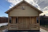 Casa de madera con loft y porche ALBI (44 mm), 20 m² + 8 m² customer 1