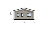 Casa prefabricada para vivir ROBERTA PV (Aislada PLUS, 44 mm + revestimiento), 95 m² specification 5