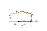 Casa de madera para vivir HOLLAND RV (Aislada PLUS, 44 mm + revestimiento), 116 m² specification 9