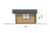 Caseta de jardín de madera DREUX (34 mm), 4x4 m, 16 m² specification 5