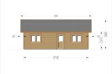 Casa de madera GRETA S (44 mm + revestimiento), 48 m² specification 2