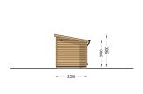 Sauna de exterior VIGOR (44 mm), 5.3x2.5 m, 4.9 m² specification 4