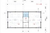 Casa de madera VERA (44+44 mm), 132 m² + 13.5 m² porche specification 2