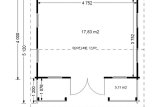 Caseta de jardín de madera ROYAL S (44 mm), 5x5 m, 25 m² specification 1