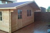 Caseta de madera DREUX (66 mm), 5x4 m, 20 m² customer 1
