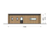 Casa de madera para vivir BELLA 2 RV (Aislada PLUS, 44 mm + revestimiento), 60 m² specification 4