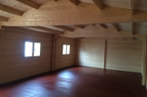 Garaje de madera (44 mm), 6x9 m, 54 m² customer 2