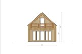 Casa de madera para jardin SARA S (44 mm + revestimiento), 27 m² specification 3