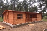 Casa de madera UZES (44 mm), 70 m² customer 1