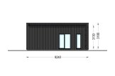 Casa de madera para vivir MALLY RV (Aislada PLUS, 44 mm + revestimiento), 70 m² specification 5