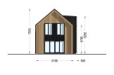 Casa de madera para vivir ASTRID RV (Aislada PLUS, 44 mm + revestimiento), 92 m² specification 4