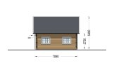 Casa de madera KARINA (34 mm + revestimiento), 46 m² specification 6