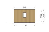 Oficina prefabricada de madera PREMIUM (Aislada, 34 mm + revestimiento), 6x4 m, 24 m² specification 5