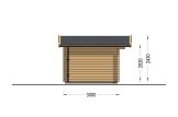Caseta de jardín de madera LILLE (44 mm), 4x3 m, 12 m² specification 3