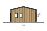 Casa de madera para vivir ANGELA RV (Aislada PLUS, 44 mm + revestimiento), 43 m² specification 3
