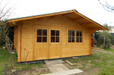 Caseta de madera LILLE 25 m² (44 mm), 5x5 m, 25 m² customer 2