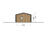 Casa de madera para vivir NICOLE RV (Aislada PLUS, 44 mm + revestimiento), 68 m² specification 3
