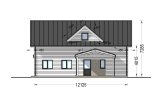 Casa prefabricada para vivir VERA PV (Aislada PLUS, 44 mm + revestimiento), 127 m² specification 3