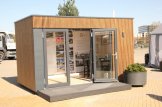 Oficina prefabricada de madera PREMIUM (Aislada, paneles SIP), 4.1x2.4 m, 10 m² customer 2