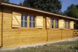 Casa de madera para vivir HYMER (44+44 mm, aislada PLUS), 42 m² customer 3