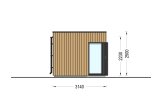 Oficina prefabricada de madera PREMIUM (34 mm + revestimiento), 5x3 m, 13 m² specification 5