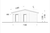 Casa de madera MILA (44 mm), 56 m² specification 3