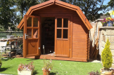 Caseta de jardín de madera ORLANDO (34 mm), 3x3 m, 9 m² customer 1