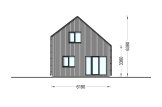 Casa de madera para vivir SELIA RV (Aislada PLUS, 44 mm + revestimiento), 44 m² specification 3