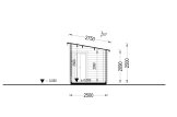 Sauna de exterior VIGOR (44 mm), 5.3x2.5 m, 4.9 m² specification 6