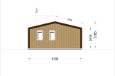Casa de madera para vivir ANGELA S (Aislada, 44 mm + revestimiento), 43 m² specification 3