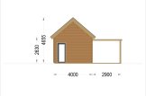 Casa de madera ADALINE S (44 mm), 45 m² specification 3