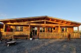Casa de madera RIVIERA (Aislada, 44+44 mm), 100 m² + 20 m² porche customer 1