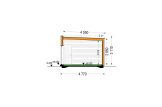 Casa prefabricada para vivir PREMIUM PV (Aislada PLUS, 44 mm + revestimiento), 42 m² specification 6