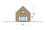 Casa de madera para vivir ALINA (Aislada, 34 mm + revestimiento), 46 m² specification 3