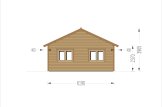 Casa de madera GRETA S (44 mm + revestimiento), 48 m² specification 5