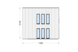 Casa prefabricada para vivir KAYA 4L PV (Aislada PLUS, 44 mm + revestimiento), 50 m² specification 6