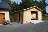 Garaje de madera (44 mm), 6x6 m, 36 m² customer 1