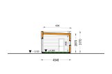 Casa de madera para vivir BELLA I RV (Aislada PLUS, 44 mm + revestimiento), 46 m² specification 6