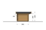 Caseta de jardín de madera PETER (34 mm), 3x3 m, 9 m² specification 3