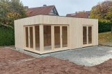 Casa de madera PREMIUM (Aislada PLUS, 34 mm + revestimiento), 6.5x4.5 m, 30 m² customer 1