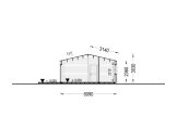 Casa de madera NICOLE (44 mm + revestimiento), 68 m² specification 6