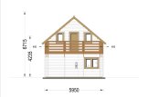 Casa de madera LANGON S (44+44 mm), 95 m² specification 6
