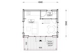 Casa de madera SARA (34 mm + revestimiento), 20 m² specification 1
