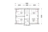 Casa prefabricada para vivir ASTRID PV S (44 mm + revestimiento), 99 m² specification 7
