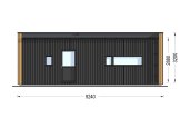 Casa de madera para vivir LUCIA 1 RV (Aislada PLUS, 44 mm + revestimiento), 40 m² specification 4